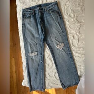 UNIQLO Distressed Denim Jeans